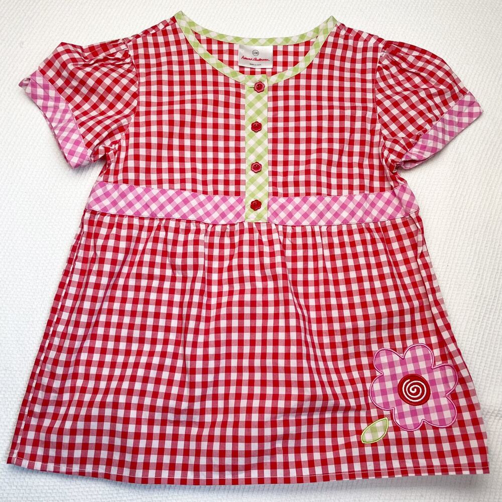Hanna Andersson Gingham Tunic size 130